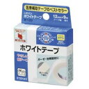 【定形外郵便で送料無料!】ニチバン ホワイトテープ (12mmX9m)×4個