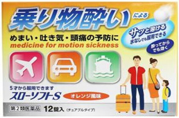 ●製品の特徴 乗物酔いによるめまい・吐き気・頭痛の予防及び緩和に効果をあらわす薬です。 水なしでも服用できるので，旅行の途中で気分が悪くなったときでも，その場で服用できます。 ●使用上の注意 ■してはいけないこと （守らないと現在の症状が悪化したり，副作用・事故が起こりやすくなります） 1．本剤を服用している間は，次のいずれの医薬品も使用しないで下さい 他の乗物酔い薬，かぜ薬，解熱鎮痛薬，鎮静薬，鎮咳去痰薬，抗ヒスタミン剤を含有する内服薬等（鼻炎用内服薬，アレルギー用薬等） 2．服用後，乗物又は機械類の運転操作をしないで下さい （眠気等があらわれることがあります。） ■相談すること 1．次の人は服用前に医師，薬剤師又は登録販売者に相談して下さい （1）医師の治療を受けている人。 （2）妊婦又は妊娠していると思われる人。 （3）薬などによりアレルギー症状を起こしたことがある人。 （4）次の症状のある人。 排尿困難 （5）次の診断を受けた人。 緑内障 2．服用後，次の症状があらわれた場合は副作用の可能性があるので，直ちに服用を中止し，この文書を持って医師，薬剤師又は登録販売者に相談して下さい ［関係部位：症状］ 皮膚：発疹・発赤，かゆみ 泌尿器：排尿困難 3．服用後，次の症状があらわれることがあるので，このような症状の持続又は増強が見られた場合には，服用を中止し，医師，薬剤師又は登録販売者に相談して下さい 口のかわき，眠気 ●効能・効果 乗物酔によるめまい・吐き気・頭痛の予防及び緩和 ●用法・用量 乗物酔いの予防には乗車船30分前にかむか，口中で溶かして服用して下さい。 なお，必要に応じて，追加服用する場合には，4時間以上の間隔をおき，服用して下さい。 1日の総服用回数は，2回です。 ［年齢：1回量］ 大人（15才以上）：3錠 11才以上15才未満：2錠 5才以上11才未満：1錠 5才未満：服用しないこと ●用法関連注意 （1）用法及び用量を厳守して下さい。 （2）小児に服用させる場合には，保護者の指導監督のもとに服用させて下さい。 （3）錠剤の取り出し方 錠剤の入っているPTPシートの凸部を指先で強く押して，裏面のアルミ箔を破り，取り出してお飲み下さい。（誤ってそのまま飲み込んだりすると食道粘膜に突き刺さる等思わぬ事故につながります。） ●成分分量 6錠中 成分分量 塩酸メクリジン75mg ピリドキシン塩酸塩12mg ●添加物 乳糖、バレイショデンプン、ステアリン酸Mg、白糖、lーメントール、フマル酸Na、 プロピレングリコール、香料を含有します ●保管及び取扱い上の注意 （1）直射日光の当たらない湿気の少ない涼しい所に保管して下さい。 （2）小児の手のとどかない所に保管して下さい。 （3）他の容器に入れ替えないで下さい。（誤用の原因になったり品質が変わることがあります。） （4）使用期限を過ぎた製品は服用しないで下さい。 ●消費者相談窓口 会社名：伊丹製薬株式会社 問い合わせ先：お客様相談室 電話：0740-22-2059 受付時間：9時から16時30分まで（土，日，祝日を除く） ●製造販売会社 伊丹製薬（株） 会社名：伊丹製薬株式会社 住所：滋賀県高島市今津町下弘部280番地 ●リスク区分等 第2類医薬品広告文責：有限会社シンエイ 電話：077-545-0252定形外郵便でのお届けは、必ず下記事項をご確認の上、ご注文下さい ● お荷物番号がありませんので、発送後の追跡ができません。 また、お届け時には、郵便受けに投函されますので、時間指定ができないといったデメリットもございます。 ● 荷物の大きさや重さに制限があるため、保護材を使わずにお送り致しますので、お届け時に外箱が破損することもあります。 ● 定形外郵便指定の品以外や、異なる定形外郵便指定の品を同梱された場合は宅配便（送料実費）でお送り致します。 ● お荷物に保険もかかっておりませんのでくれぐれも盗難事故等にお気を付け下さいますようお願い申し上げます。 誠に申し訳ございませんが、盗難事故でも当店では補償致しかねますので、ご心配の方は宅配便をご指定下さい。 ● 受領の確認や、商品破損や盗難時の保証を希望される方は宅配便をご利用下さい。 ※定形外郵便でのお届けをご希望のお客様におかれましては、上記事項をご了承頂いたものとさせて頂きます。 ご了承頂けない場合は必ず宅配便をご利用下さい。