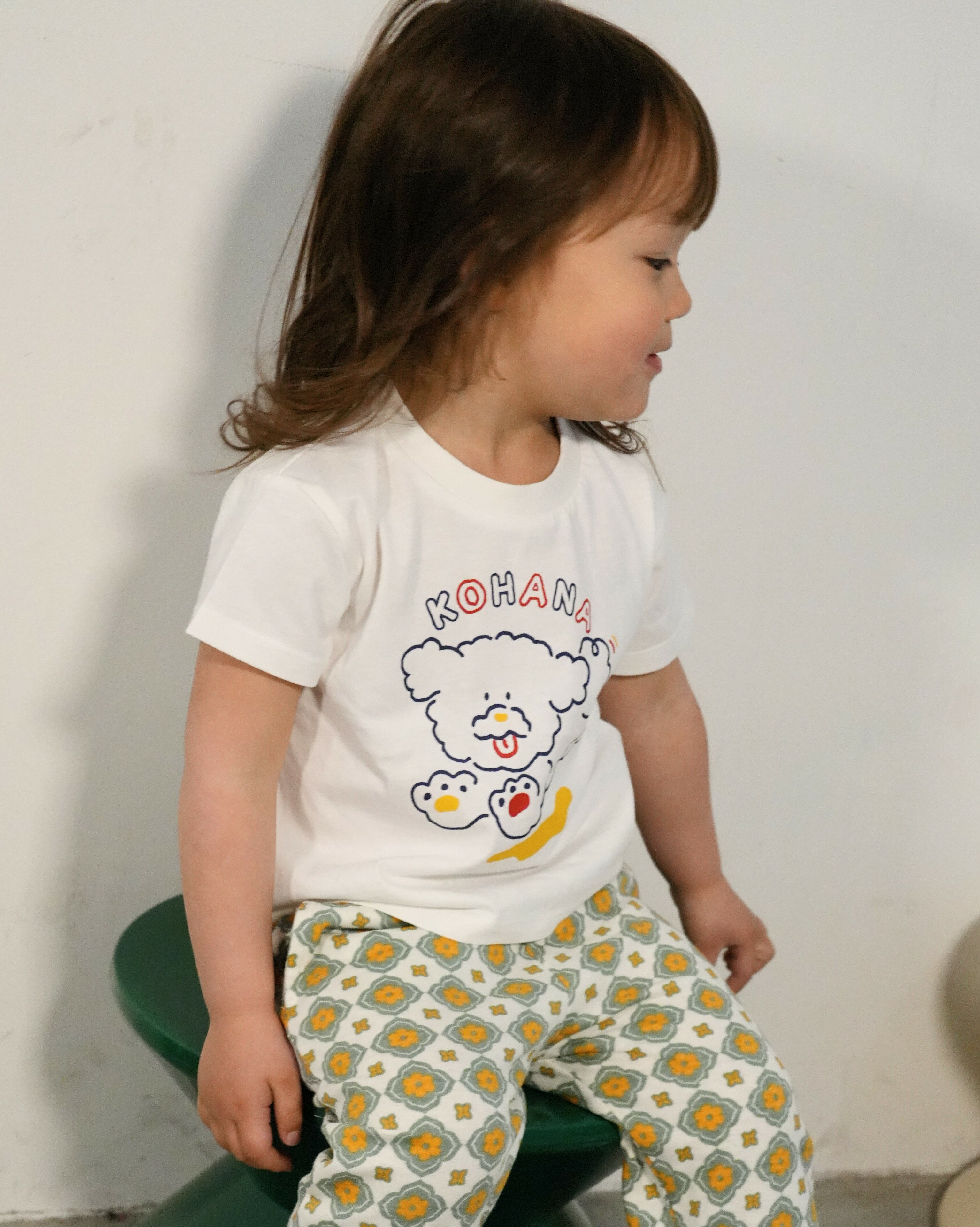 Tシャツ ベビー服 キッズ トップス 男の子 女の子 犬 コットン 80 90 100 コハナベビー