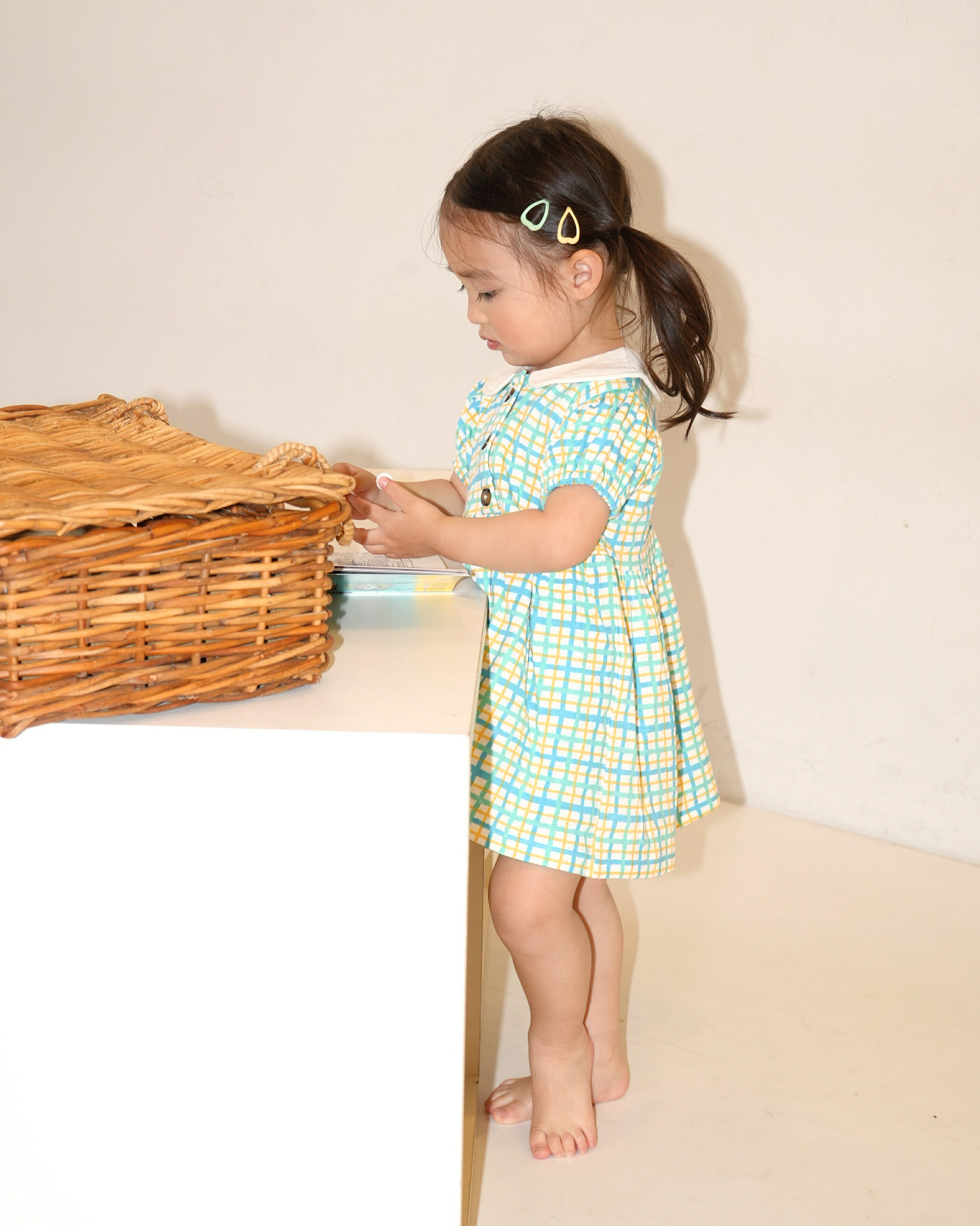 ベビー服 キッズ 襟 コットン 80 90 100 コハナベビー