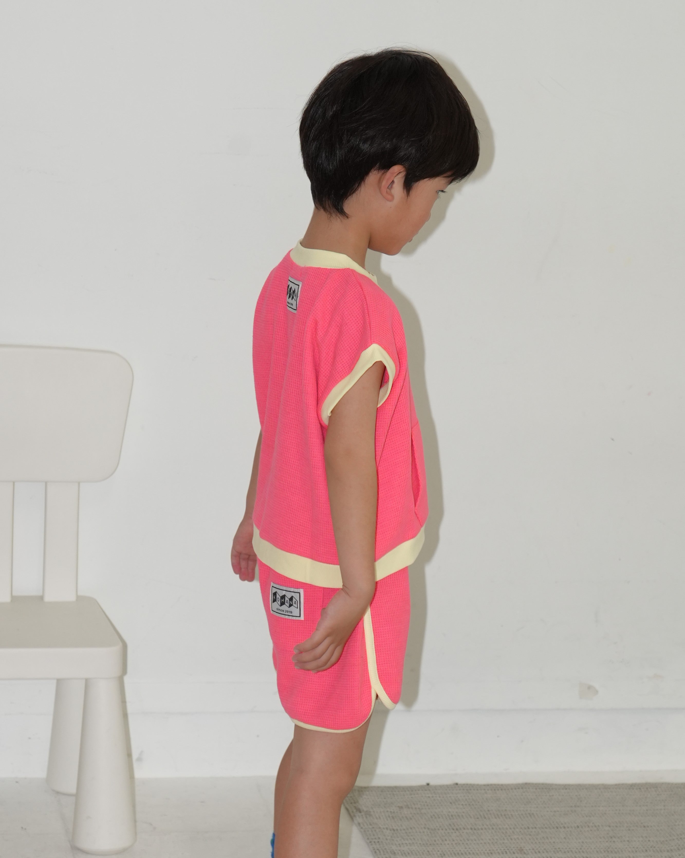 ベビー服 キッズ ネオン カラー 袖 スウェット コットン 80 90 100 110 120 コハナベビー