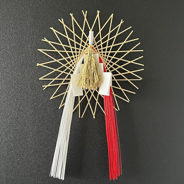 輪弧水引リース L ナチュラル