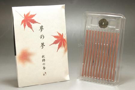 日本香堂のお香 夢の夢 秋錦（あきにしき）のお香 スティック型12本入