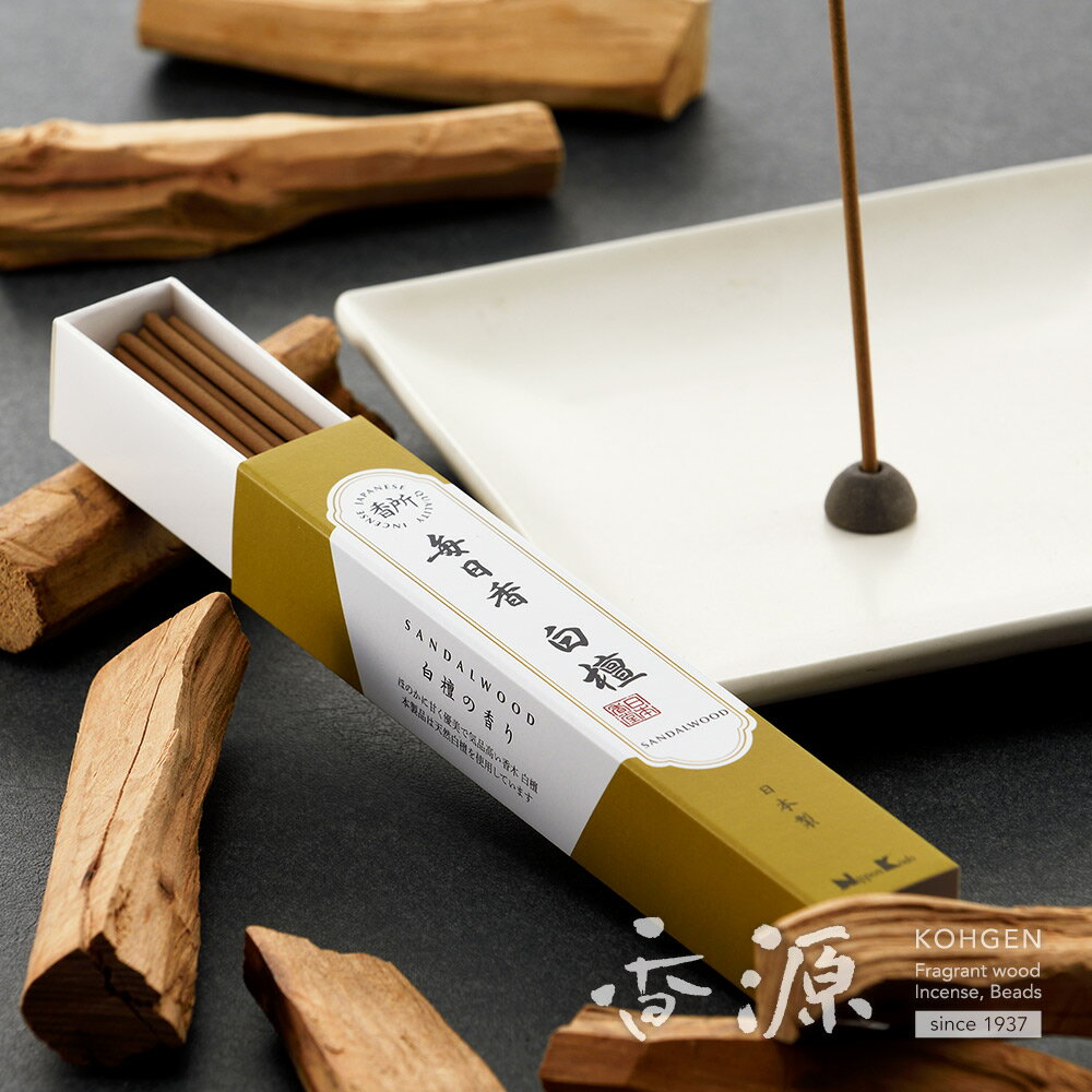 日本香堂 香所 毎日香 白檀の香り スティック30本入