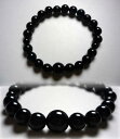 \【最大1500円OFF】楽天スーパーSALE/ブラックオニキス 丸玉腕輪 8mm