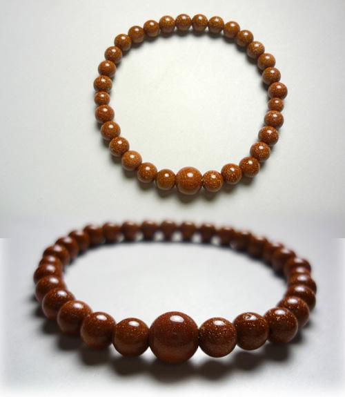 \最大7%OFF《BLACK FRIDAY》/砂金石 丸玉腕輪 6mm