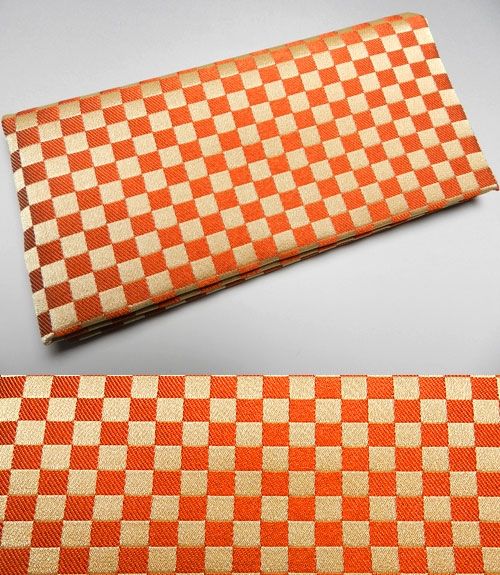 \最大7%OFF《BLACK FRIDAY》/おじゅず袋 ひふみ 小市松 レンガ