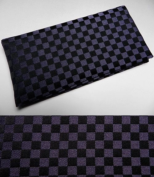 \最大7%OFF《BLACK FRIDAY》/おじゅず袋 ひふみ 小市松 紫