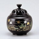 \GW限定!100円OFFクーポン/高岡銅器 香炉 玉胴型香炉 波千鳥 蒔絵