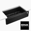 【公式】 KOHLER コーラー ケルン Cairn ネオロック エプロンフロント キッチンシンク ブラックシンク 正規輸入品 輸入元保証 マットブラック 施主...