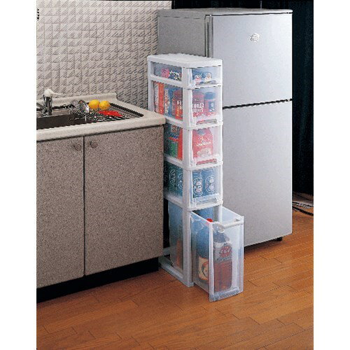 天馬 FVボトルストッカー5段 アイボリー