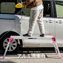 ≪あす楽対応≫コーナン オリジナル 幅広アルミ洗車台 AWS－13060P