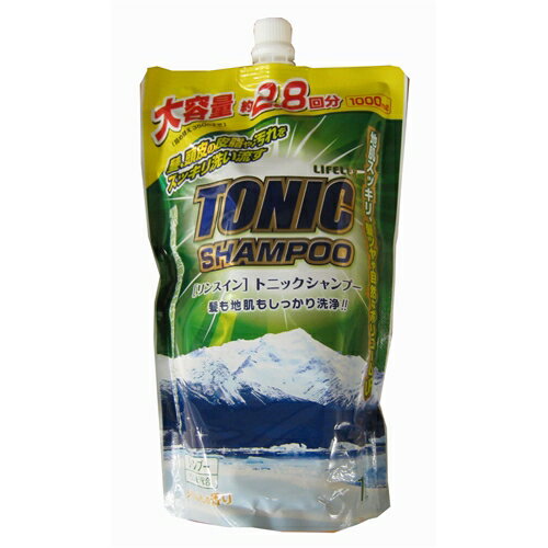 【11/25(火)限定 抽選で最大100%ポイントバック 要エントリー】リンスイン トニック シャンプー 詰替大容量 1000ml リンスイン メンズ 詰め替え...