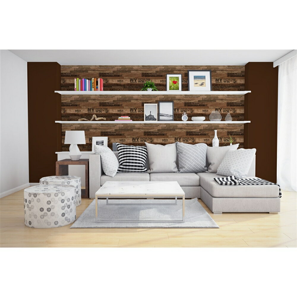 明和グラビア ヴィンテージ壁紙　VWP−04　スタンプウッド