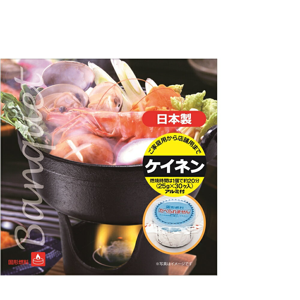 【12/5(金)限定 抽選で最大100%ポイントバック 要エントリー】イシガキ産業 固形燃料ケイネン　25g×30..