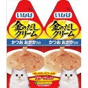 いなばペットフード いなばP 金のだしクリーム かつお おかか入り 60g