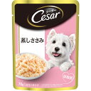 【特長】●成犬用●一般食／ウエットフード（パウチ）●お肉をより一層おいしく、そしてヘルシーに仕上げるために、ささみを蒸して調理しました。●ヘルシーで美味しい毎日のお食事です。●ジューシーなゼリーに、しっかりとしたお肉の食感を！●使い切りにちょうど良いサイズです。●ドライと混ぜやすく、わんちゃんの食べやすさにも配慮しました。●ぷるぷるゼリータイプです。【仕様】●内容量：70g●原材料：肉類（鶏肉、ささみ）、小麦、ミネラル類（Cl、I、K、Na）、増粘多糖類、ポリリン酸Na●原産国：タイ●カロリー：約50kcal／100gあたり【シーザーならではのこだわり】1.使いやすさ・与えやすさ・食べやすさ2.食材へのこだわり【健康に配慮した3つのポイント】1.油不使用2.低カロリー3.低脂肪【備考】※開封後は冷蔵庫に保管し、お早めにご使用下さい。