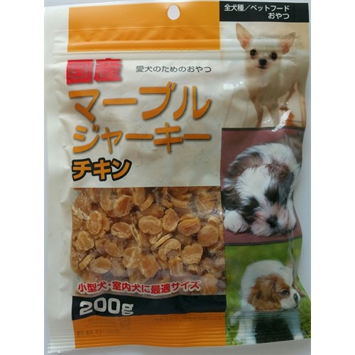 【9/1(日)〜早い者勝ち 最大400円クーポン配布】アイル マーブルジャーキー200gチキンのサムネイル