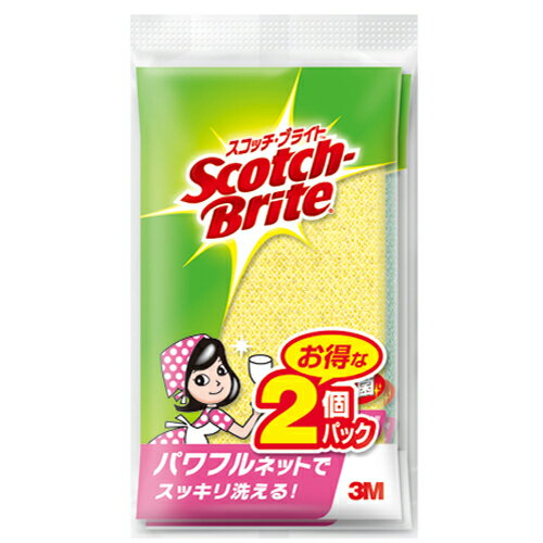 3M スコッチブライト抗菌 ネットスポンジ2個入り NT−01K2P