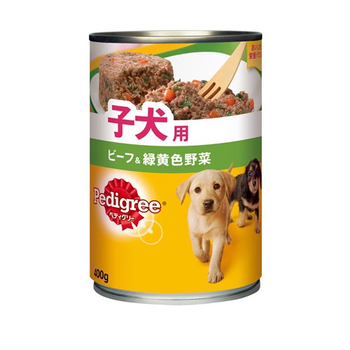 マース ぺディグリー　子犬用　ビーフ＆緑黄色野菜　400g