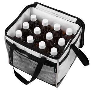 ≪あす楽対応≫コーナン オリジナル ソフトクーラーバッグ 15L ブラック/シルバー 幅300X奥行250X高さ260mm15L シルバー通販格安セール情報 楽天 通販