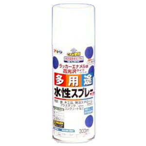 ≪あす楽対応≫アサヒペン 水性多用途スプレー つや消し白 420ml