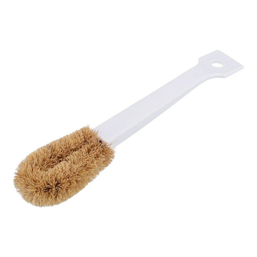 コーナン オリジナル LIFELEX シューズブラシへら付き　ホワイト