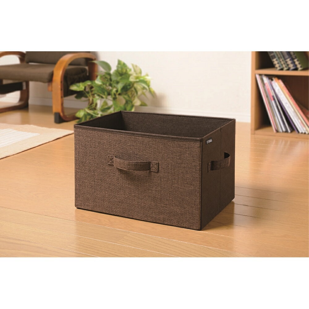 コーナン オリジナル LIFELEX インナーボックス1個入　レギュラー　ダークブラウン約幅38×奥行26×高さ24cm