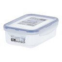 コーナン オリジナル LIFELEX 4点ロック式保存容器 590ml ブルー