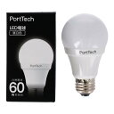 コーナン オリジナル PortTech LED電球広配光60W相当 昼白色 PA60N26