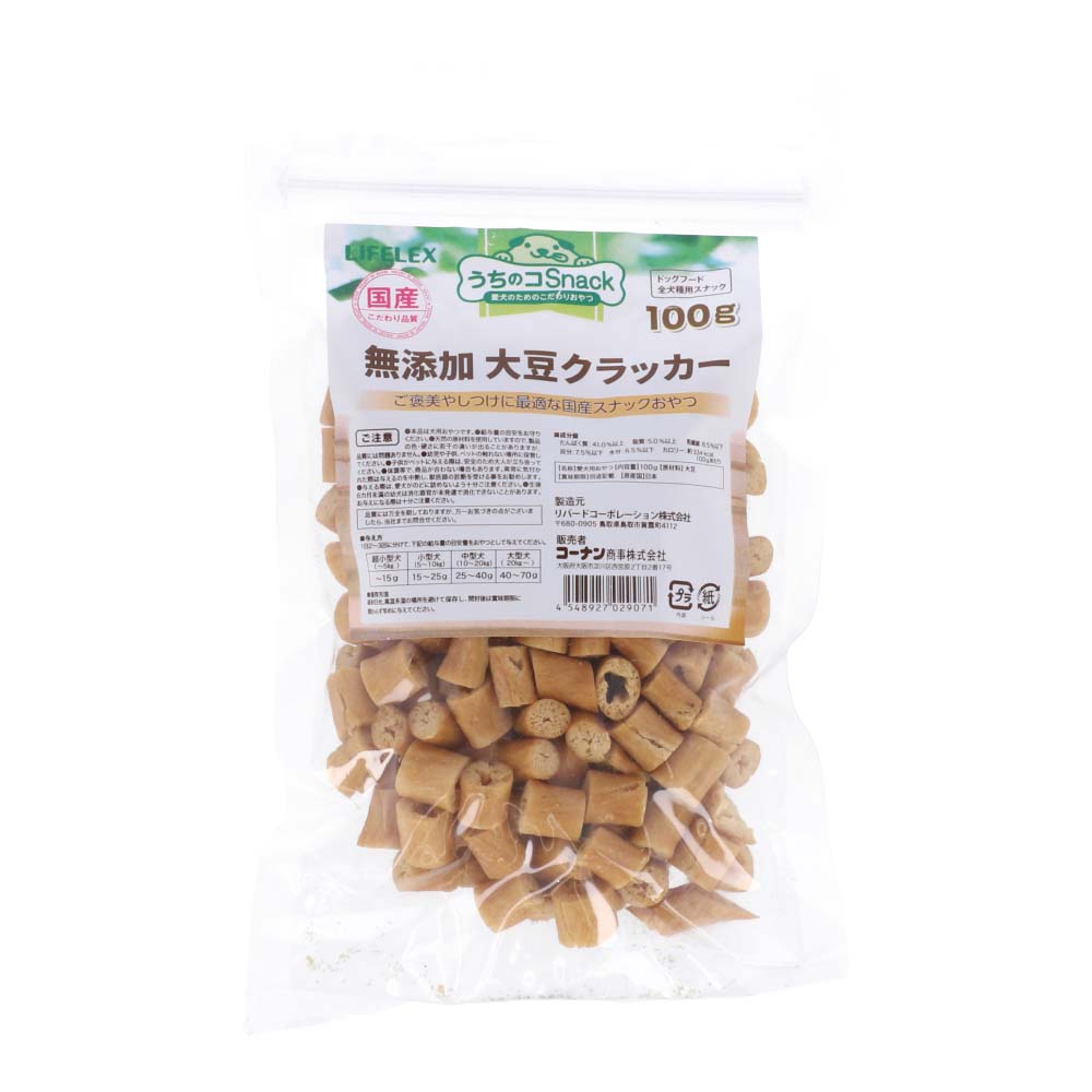 コーナン オリジナル LFELEX 無添加 大豆クラッカー 100g