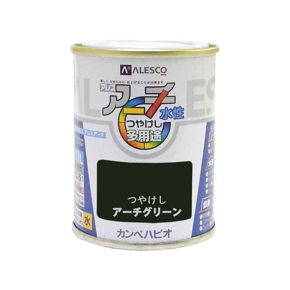 【特長】●優しい色合いのつや消しタイプ。臭いが少なく、乾燥が速く、塗りやすい水性塗料です。●屋内外の木部・鉄部・コンクリート・プラスチックから、かべ紙まで幅広い用途に使用できます。