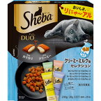 【5/1(水)～早い者勝ち 最大400円クーポン配布】≪あす楽対応≫マースジャパンリミテッド シーバ　デュオ　クリーミーミルク味セレクション　200g約幅147mm×高さ167mm×奥行62mm