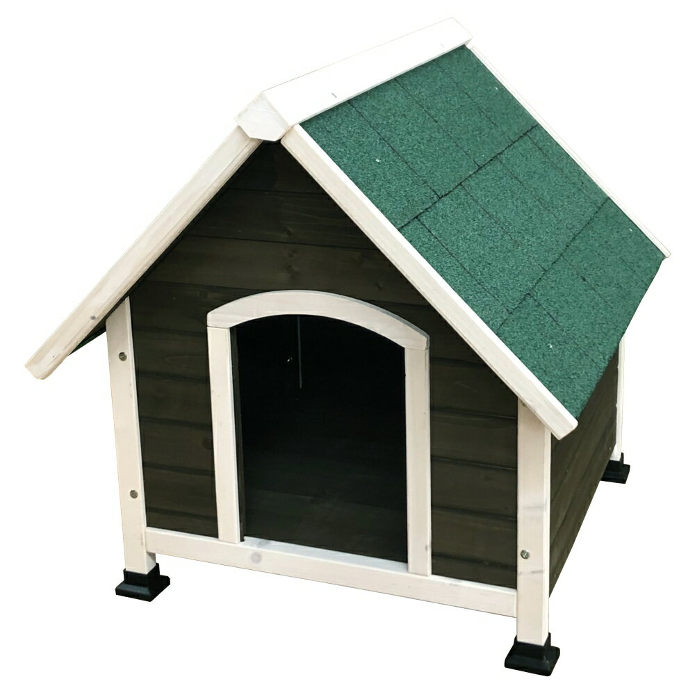 【10/5(土)限定 抽選で最大100%ポイントバック 要エントリー】コーナン オリジナル LIFELEX 犬舎ログハウス調約幅708×奥行760×高さ742mm