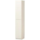 【メーカー直送】白井産業 ポルターレ ホワイト POR−1830D WH(約)幅300×奥行416×高さ1800mm