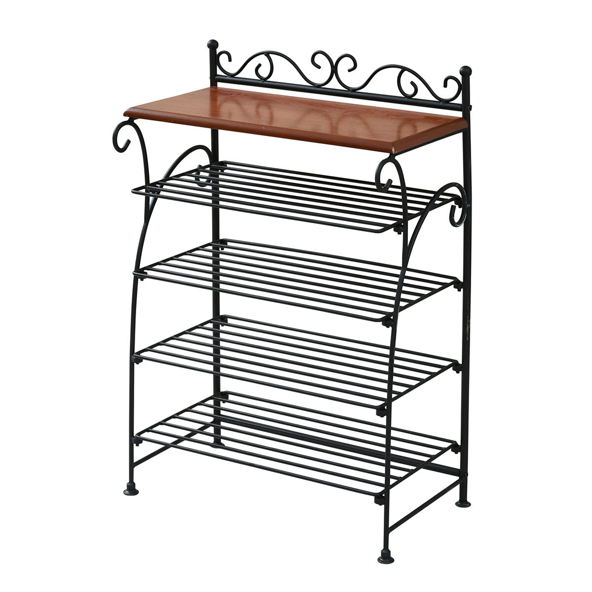 【メーカー直送】ジェイケイプラン アイアンラック　IRI−0055−BK幅61．5×奥行35．5×高さ90cm