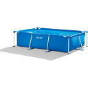 【楽天スーパーSALE】INTEX レクタングラ フレーム プール 約300×200×75cm (外寸 約 幅259×長さ361cm) 日本正規品