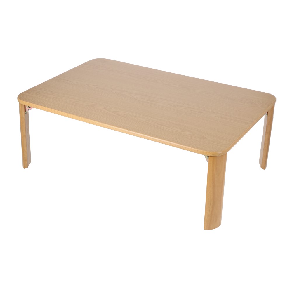 コーナンオリジナルLIFELEX 折り畳み継脚テーブル ナチュラル 約幅90×奥行60×高さ31.4-36.4cm