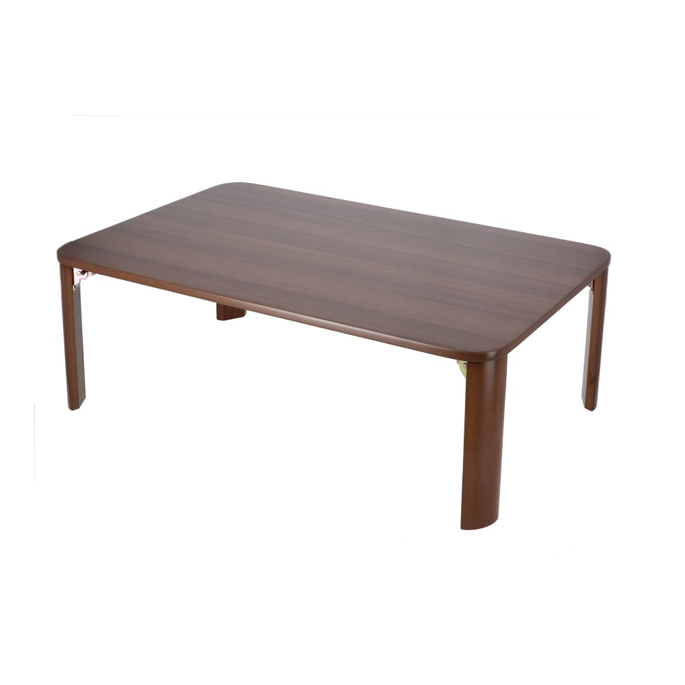 コーナンオリジナルLIFELEX 折り畳み継脚テーブル ダークブラウン 約幅90×奥行60×高さ31.4-36.4cm