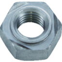 【メーカー直送T】TRUSCO 六角溶接ナット 1A M12 パイロット付 スチール 10個入 TBW110012
