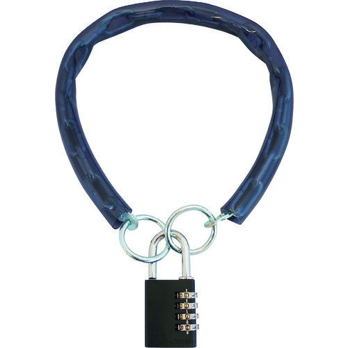 【メーカー直送T】SOL チェーン&パドロックダイヤル錠タイプ600mm 319040S