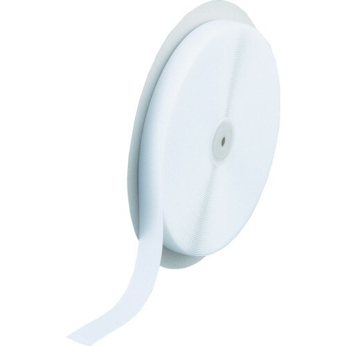 【メーカー直送T】トラスコ中山(TRUSCO)　マジックテープ　縫製用A側　幅25mmX長さ25m　白　TMAH-2525-W