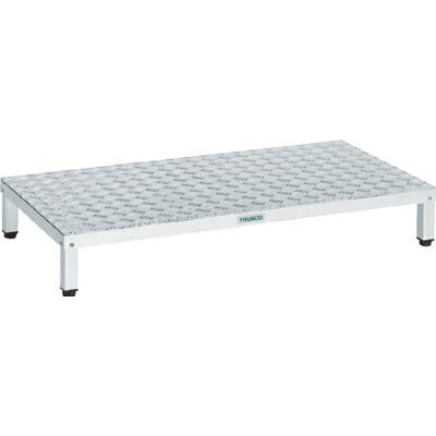 【メーカー直送T】トラスコ中山(TRUSCO) 高床式アルミ製ステップ 1200X600XH190～220 TFSH-1260AL