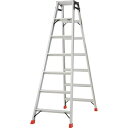 【メーカー直送T】トラスコ中山(TRUSCO) はしご兼用脚立 アルミ合金製脚カバー付 高さ1.98mTPRK210