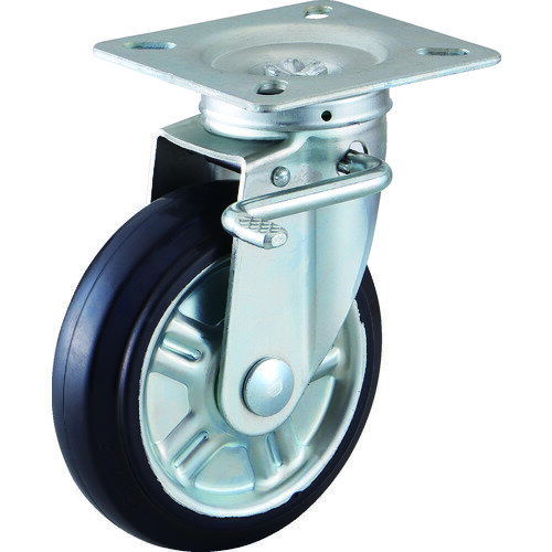 【メーカー直送T】TRUSCO　自在ブレーキ付キャスターΦ150 HWB150J