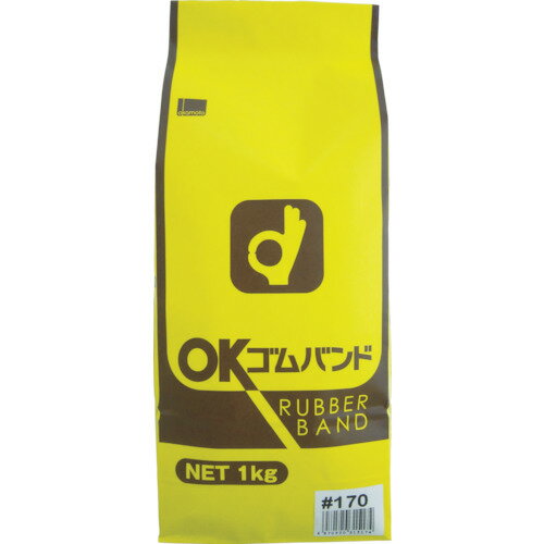 【メーカー直送T】オカモト　ゴムバンド　1KG袋入　170