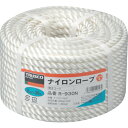 【メーカー直送T】トラスコ中山(TRUSCO) ナイロンロープ 3つ打 線径9mmX長さ30m R-930N (9パイX30M)