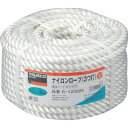 【メーカー直送T】トラスコ中山(TRUSCO) ナイロンロープ 3つ打 線径12mmX長さ30m R-1230N (12パイX30M)