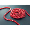 【メーカー直送T】トラスコ中山(TRUSCO) スパイラルチュ−ブ10m結束径Φ7.5〜30.0赤 TSP10R