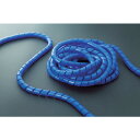 【メーカー直送T】トラスコ中山(TRUSCO) スパイラルチューブ10m 結束径12.0〜35.0 青 TSP15B
